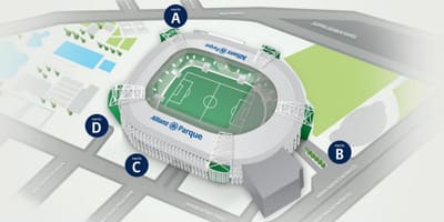 Allianz Parque haritası