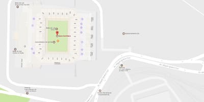 Arena Corinthians haritası - Erişim