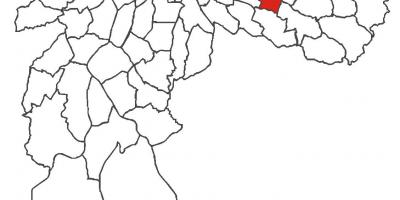 Aricanduva bölge haritası