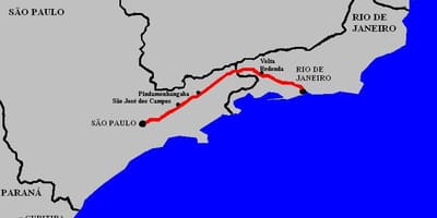 Başkan Dutra karayolu haritası - BR 116