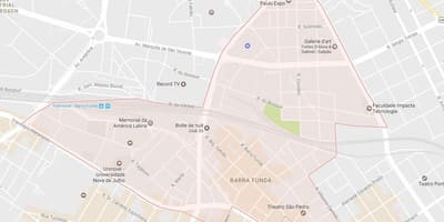 Barra Funda, São Paulo haritası