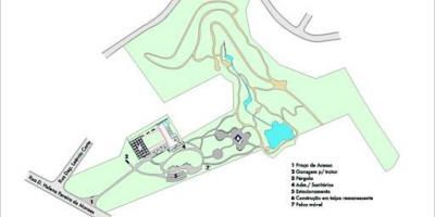 Burle Marx Parkı haritası