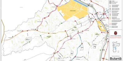 Butantã haritası São Paulo - Toplu taşıma