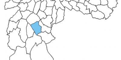 Campo Grande bölgesinin haritası