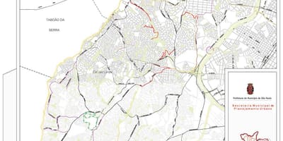 Campo Limpo haritası São Paulo - Yollar