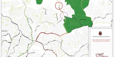 Casa Verde haritası São Paulo - Yollar