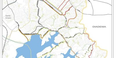 Cidade Ademar haritası São Paulo - Yollar