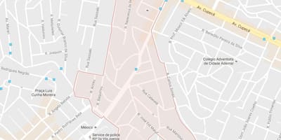 Cidade Ademar São Paulo haritası