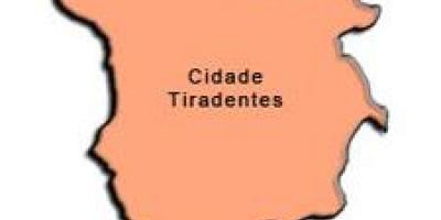 Cidade Tiradentes haritası vilayetin alt