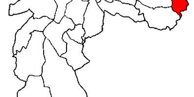 Cidade Tiradentes haritası alt vilayetin São Paulo