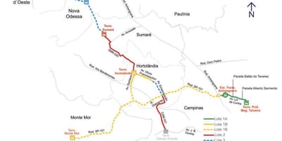 Corredor Paseo del Noroeste haritası