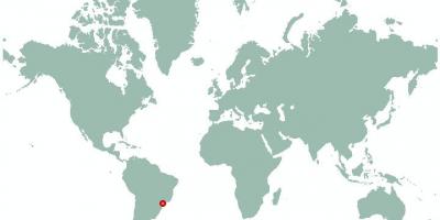 Dünyada São Paulo haritası
