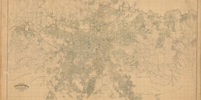 Eski São Paulo haritası - 1943