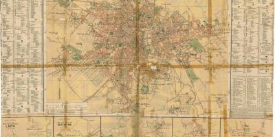 Eski São Paulo haritası - 1913