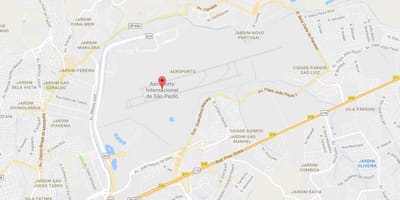 Guarulhos Havalimanı harita