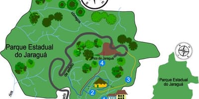 Jaraguá Park haritası