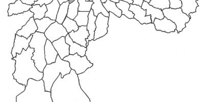 Jardim Paulista bölgesinin haritası