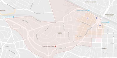 Lapa São Paulo haritası