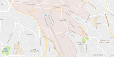 Mooca, Sao Paulo haritası