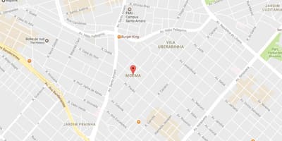 Otobüs bağlantıları São Paulo haritası