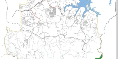 Parelheiros haritası São Paulo - Yollar