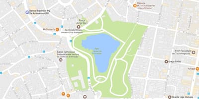 Park alışma São Paulo haritası