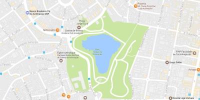 Park alışma São Paulo haritası