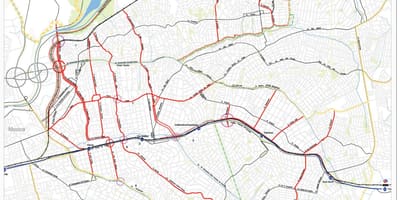 Penha haritası São Paulo - Yollar