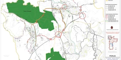 Perus haritası São Paulo - Yollar