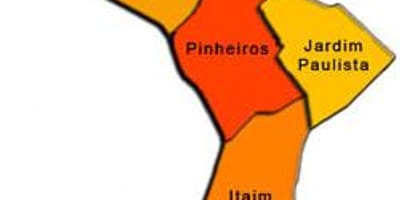 Pinheiros alt harita-Valilik
