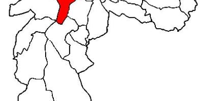 Pinheiros alt harita-vilayetin São Paulo