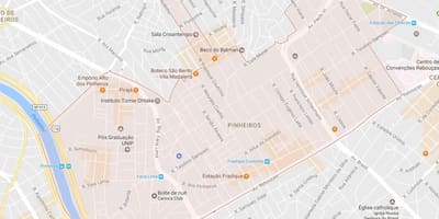 Pinheiros Sao Paulo haritası