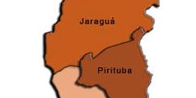Vilayetin haritası Pirituba-Jaraguá alt