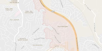 Pirituba São Paulo haritası
