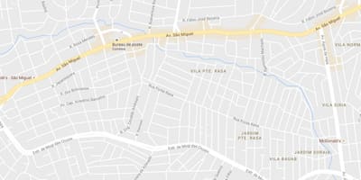 Ponte Rasa São Paulo haritası