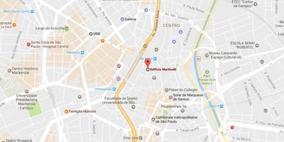 Prédio Martinelli haritası