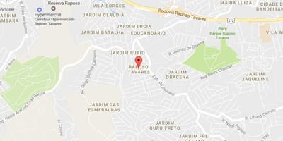 Raposo Tavares São Paulo haritası