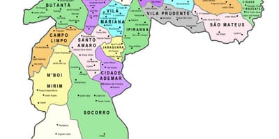 Alt haritası-São Paulo ilin