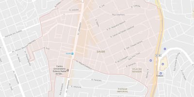 Sağlık São Paulo haritası
