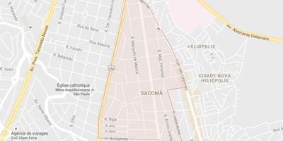 Sacomã São Paulo haritası