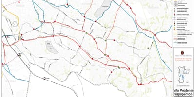 Sapopembra haritası São Paulo - Toplu taşıma