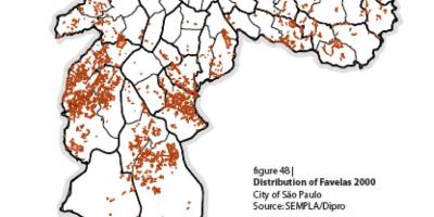 São Paulo şehirlerden haritası