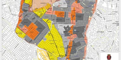 Toprağın Vila Mariana, São Paulo haritası - İşgal
