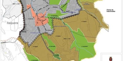 Toprağın Cidade Tiradentes São Paulo haritası - İşgal
