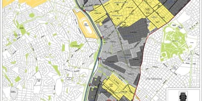 Toprağın Pinheiros Sao Paulo haritası - İşgal