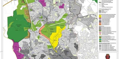 Toprağın İşgal haritası Pirituba-Jaraguá São Paulo - 