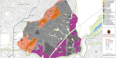 Toprağın Vila Maria São Paulo haritası - İşgal