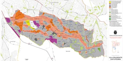 Toprağın Vila Prudente, São Paulo haritası - İşgal