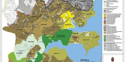 Toprağın M'Boi Mirim, São Paulo haritası - İşgal