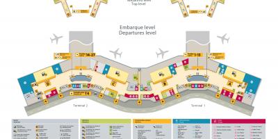 Uluslararası Havaalanı Sao Paulo haritası-Guarulhos